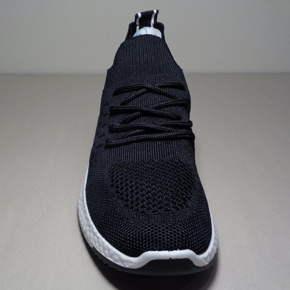 Danskin Size 7.5 M FREE Black Knit Lace Up Sneakers New Women's Shoes - Picture 6 of 16